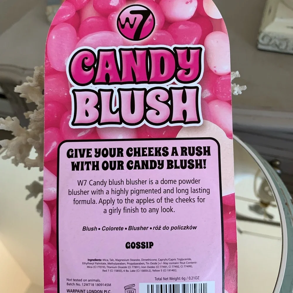 W7 Candy Blush Gossip Tawny Pink Peach Brown Blusher Rouge Cruelty Free 3/$15